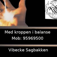 Med kroppen i balanse.Vibecke Sagbakken